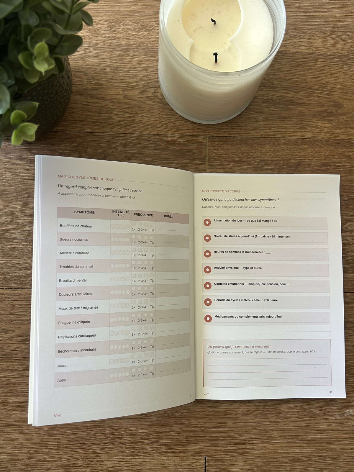 Journal périménopause Vive